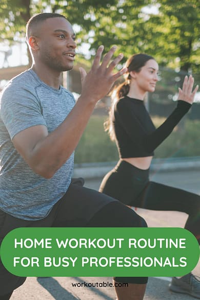 Home Workouts for Busy Professionals