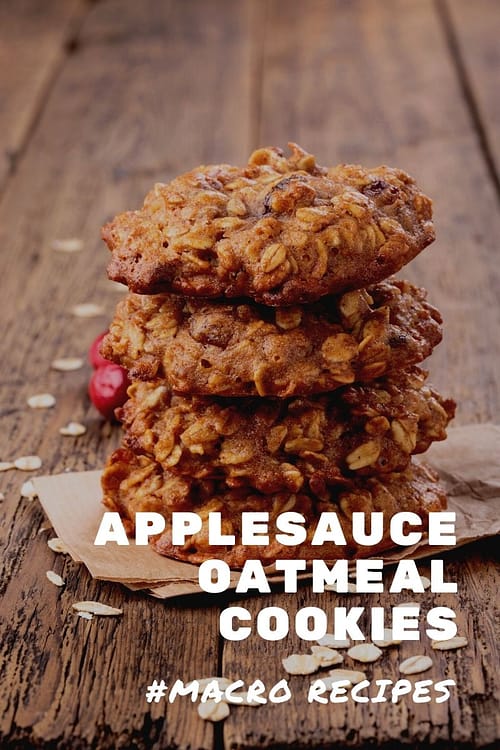 Applesauce Oatmeal Cookies