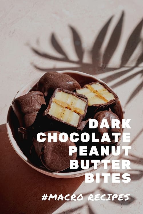 Dark Chocolate Peanut Butter Bites