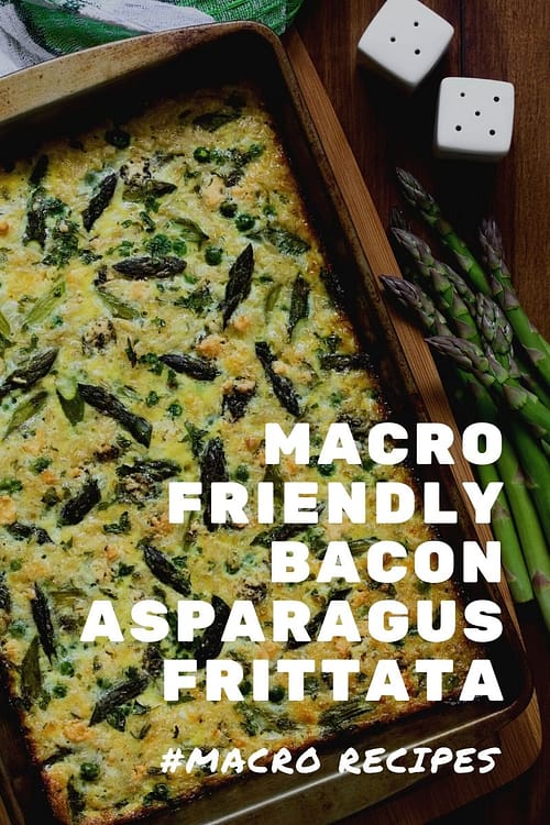 Macro Friendly Bacon Asparagus Frittata