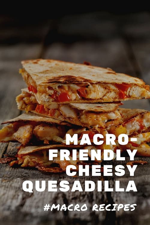 Macro-Friendly Cheesy Quesadilla