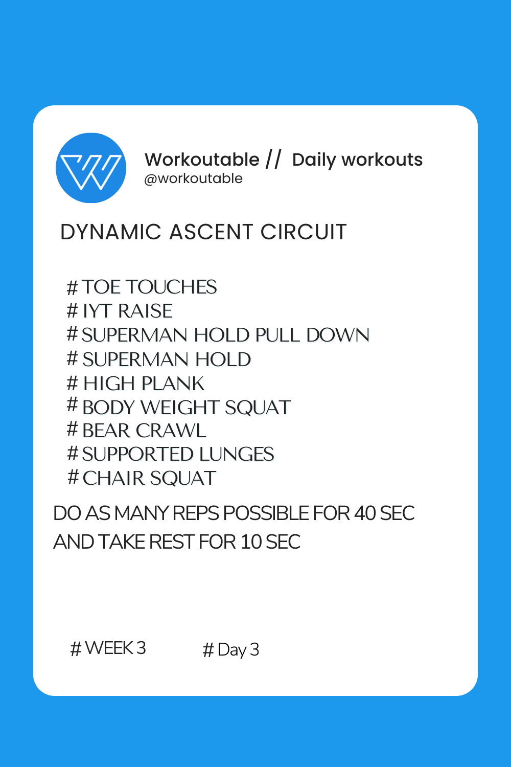 Dynamic Ascent Circuit